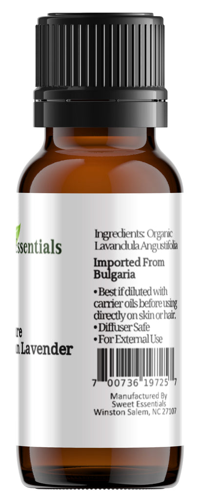 Pure Organic Bulgarian Lavender Essential Oil - Imported From Bulgaria