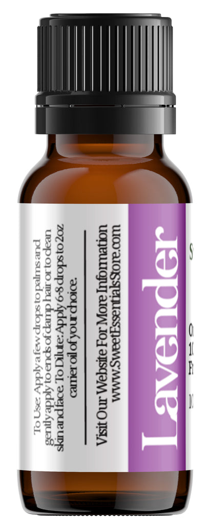 Pure Organic French Lavender Essential Oil - Imported From France