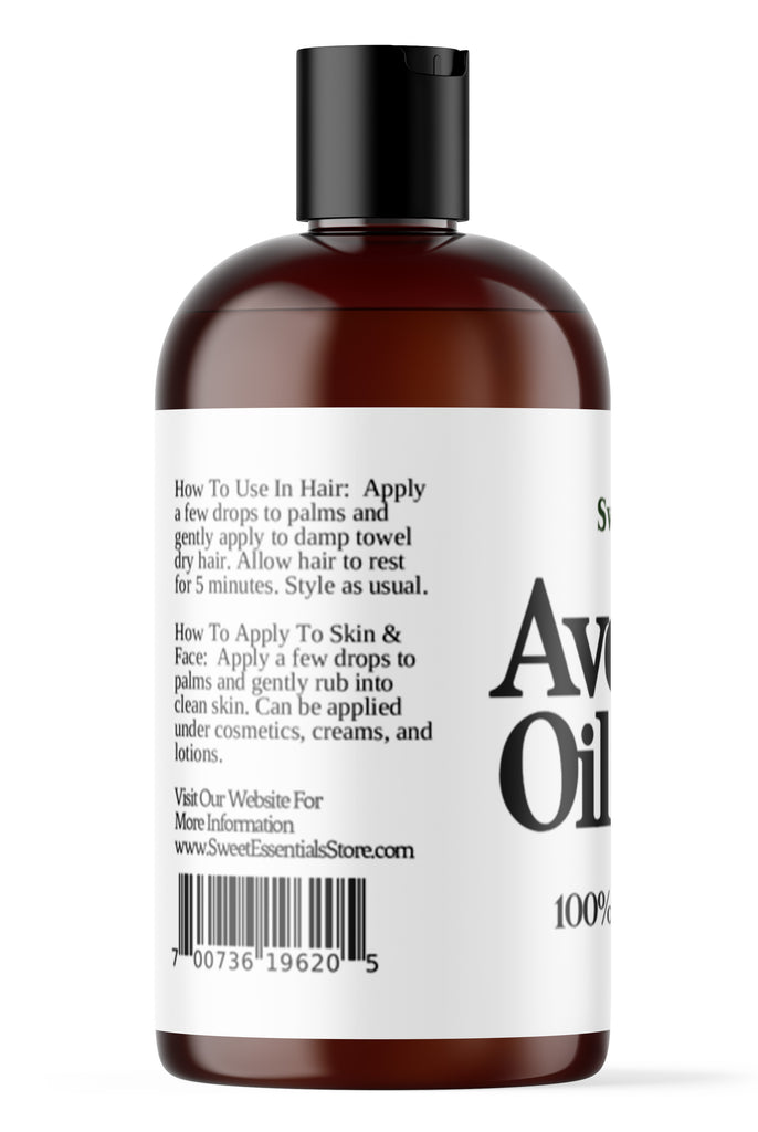 100% Pure Organic Avocado Oil - Imported