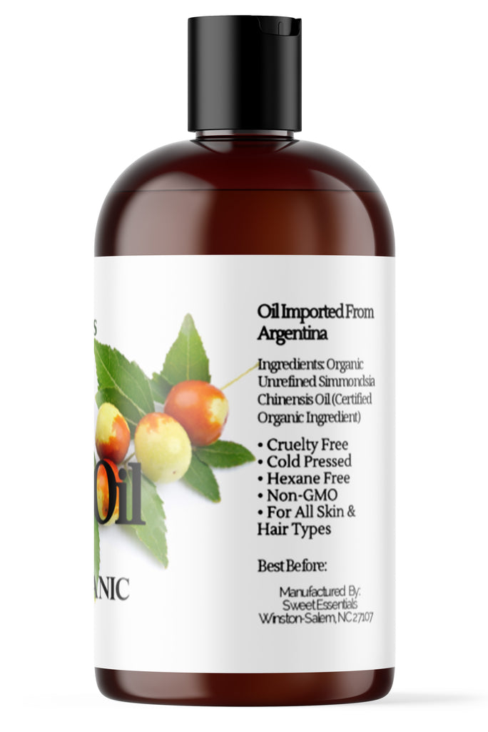 100% Pure Organic Jojoba Oil | Unrefined / Virgin | Imported From Argentina