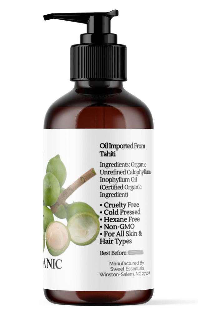 100% Pure Organic Tamanu Oil | Unrefined / Virgin | Imported From Tahiti