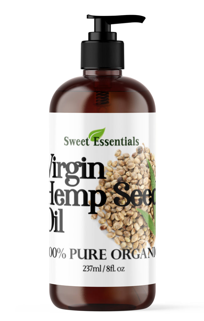 100% Pure Organic Hemp Seed Oil | Unrefined / Virgin | Imported From Canada | Food Grade