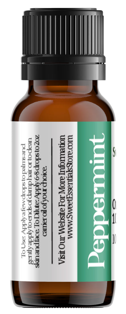 Pure Organic Peppermint Essential Oil - Imported From France