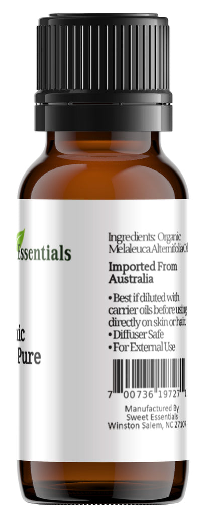 Pure Organic Tea Tree Essential Oil - Imported From Australia