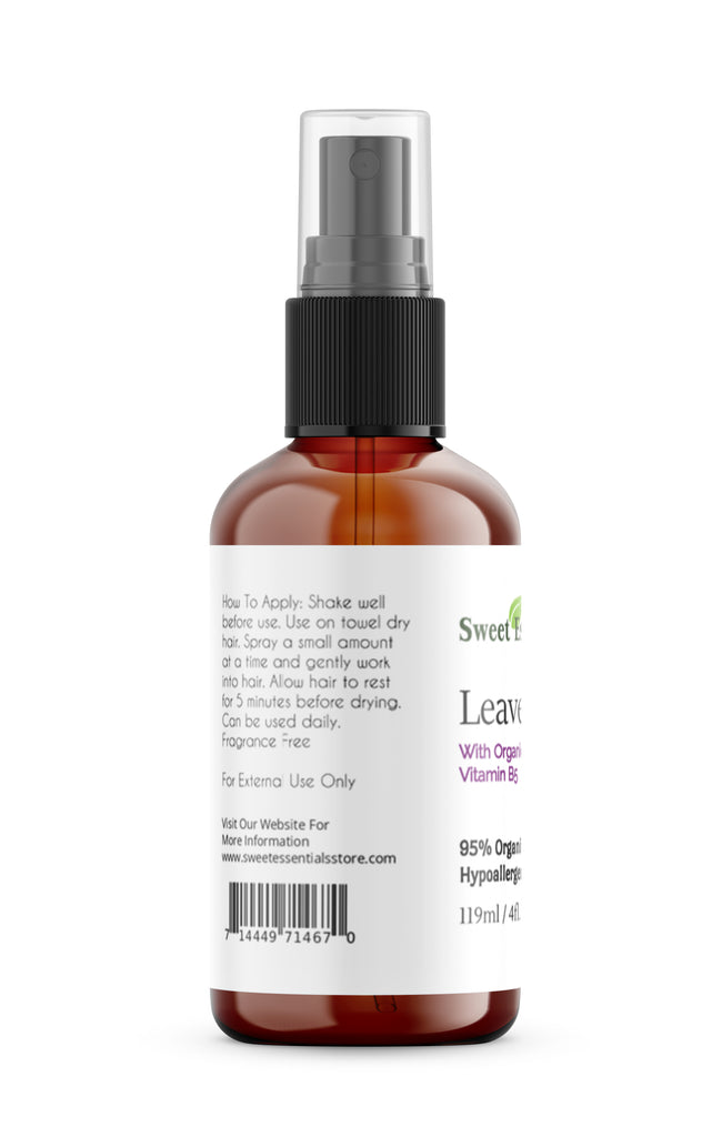 Leave-In Conditioning & Detangler Spray - 95% Organic