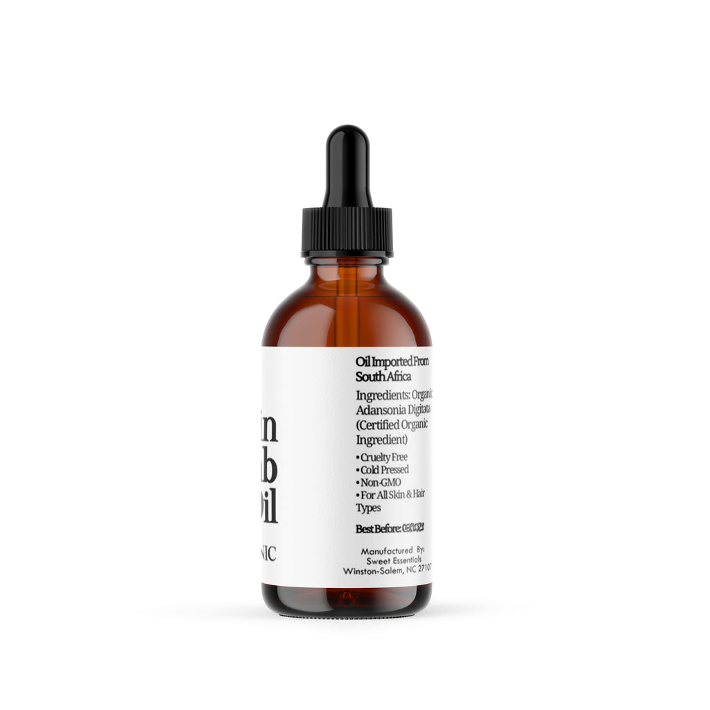 Organic Unrefined Virgin Baobab Oil - Imported From South Africa