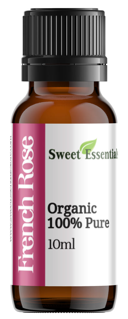 Organic French Rose Essential Oil - Rosa Damascena - Imported from France