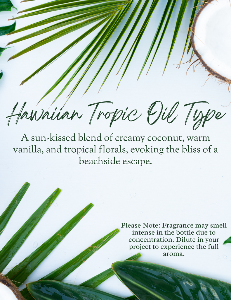 Hawaiian Tropic Oil Type Premium Fragrance Oil