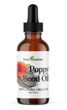 Organic Poppy Seed Oil, Imported From Turkey, 2oz Glass, 100% Pure, Cold-Pressed