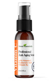 Vitamin C Facial Serum 20% with Hyaluronic Acid | 2oz Glass Bottle | Made With Real Plant Extracts | Gentle Hydration | Anti Aging