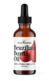 Organic Brazilian Buriti (Aguaje) Fruit Oil | 2oz Glass Bottle | Imported From Brazil