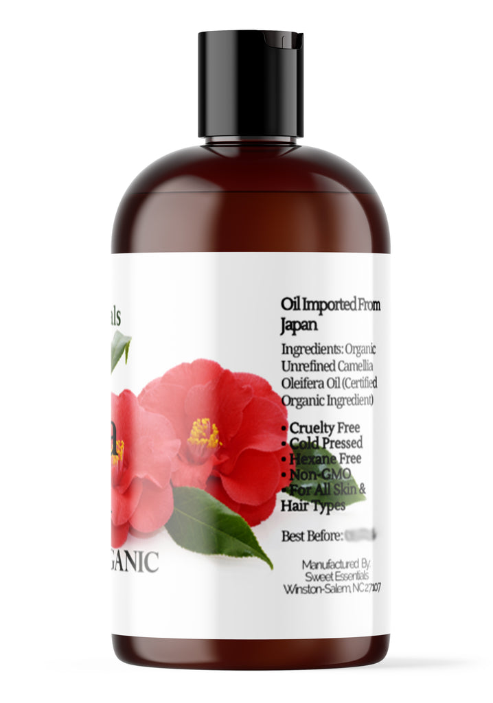 100% Pure Organic Unrefined Camellia Oil | Imported From Japan