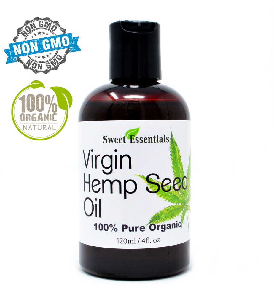 100% Pure Organic Hemp Seed Oil, Unrefined / Virgin, Canadian, Food  Grade