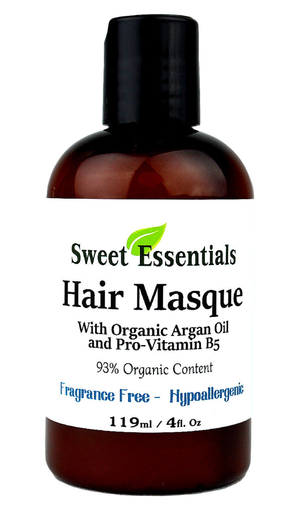 Hydrating & Repairing Hair Masque - 93% Organic - Sweet Essentials
