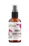Jasmine Vanilla Spray Lotion - With Jojoba and Argan Oil - 89% Organic