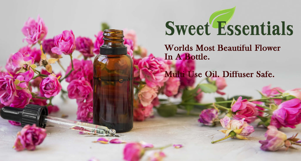 Organic French Rose Essential Oil - Rosa Damascena - Imported from Fra –  Sweet Essentials
