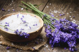 Pure Imported Dead Sea Salt with Organic French Lavender Buds - Sweet Essentials
